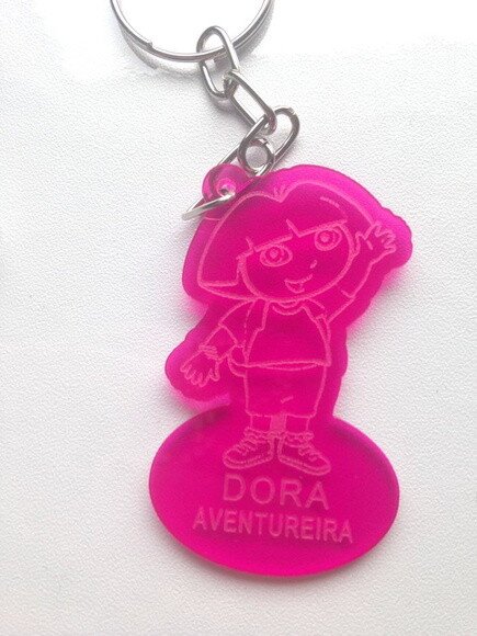 Kit chaveiro modelo Dora aventureira