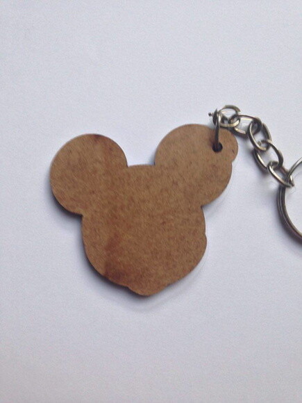 Kit chaveiro modelo Mickey MDF