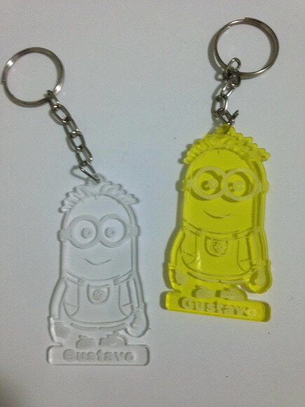 Kit Chaveiro Modelo Minions