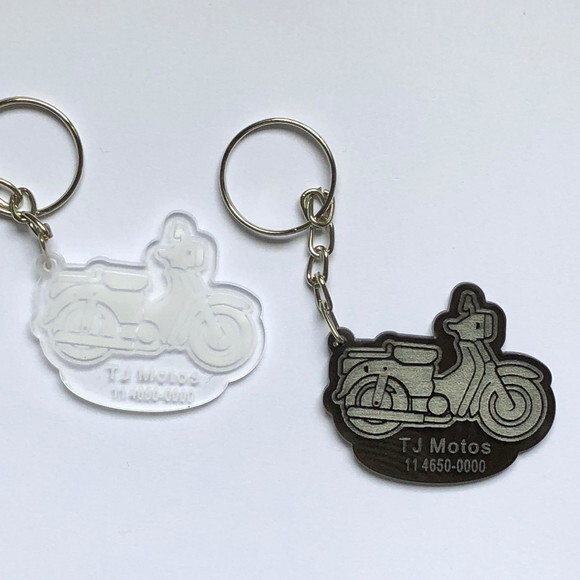 Kit chaveiro Motocicleta 2 Acrílico