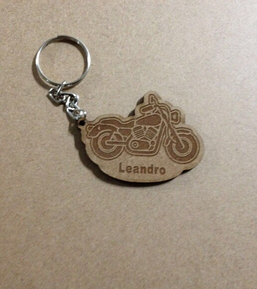 Kit chaveiro Motocicleta MDF