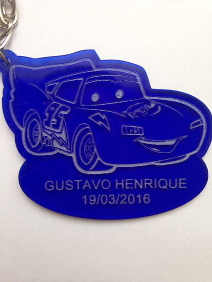 Kit chaveiro RELÂMPAGO MCQUEEN