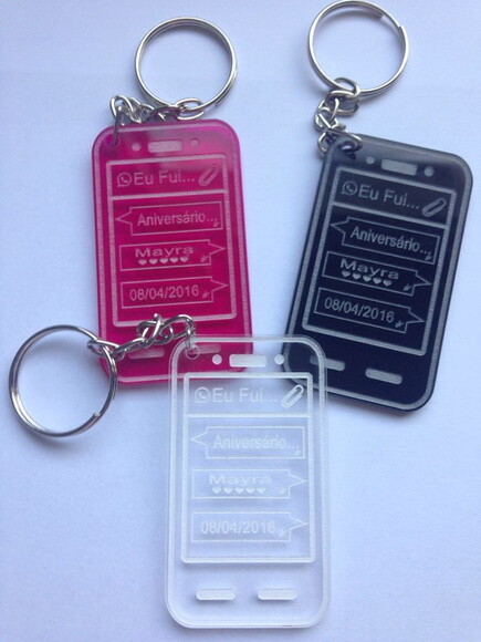 Kit Chaveiro Smartphone Aniversário