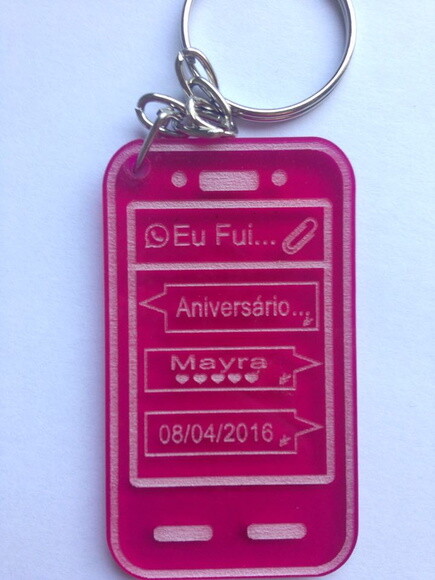 Kit Chaveiro Smartphone Aniversário