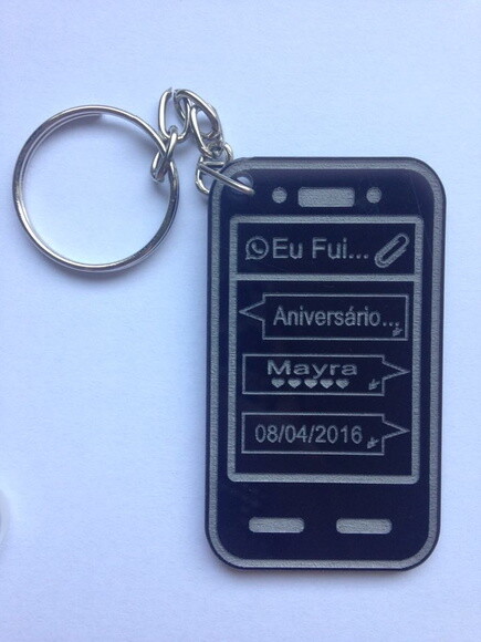 Kit Chaveiro Smartphone Aniversário