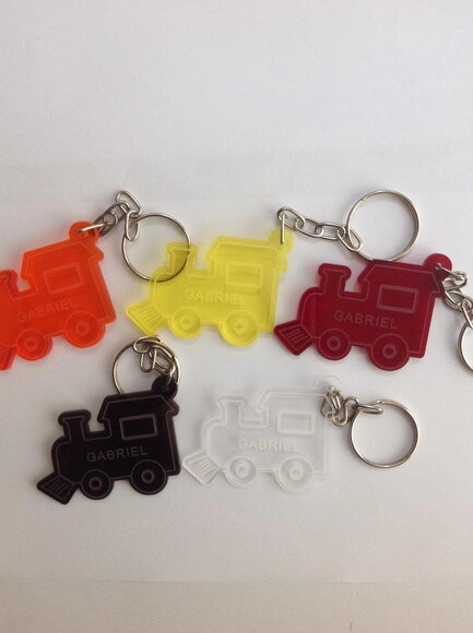 Kit Chaveiro Trenzinho Acrilico