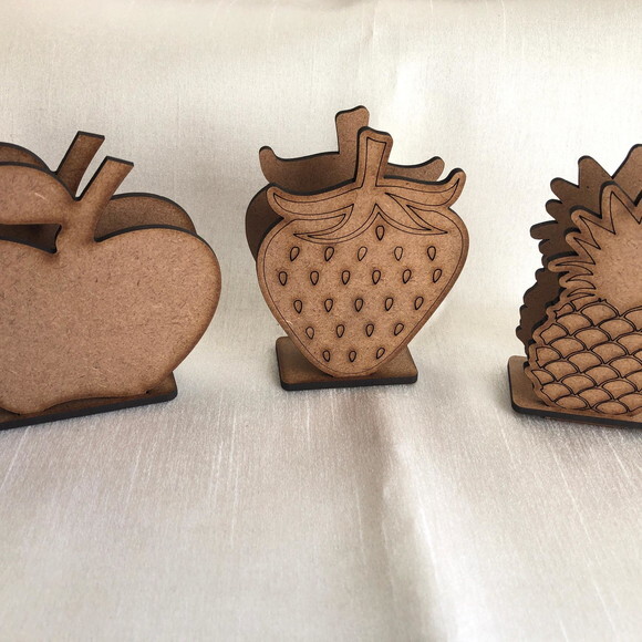 Porta guardanapo Frutas MDF