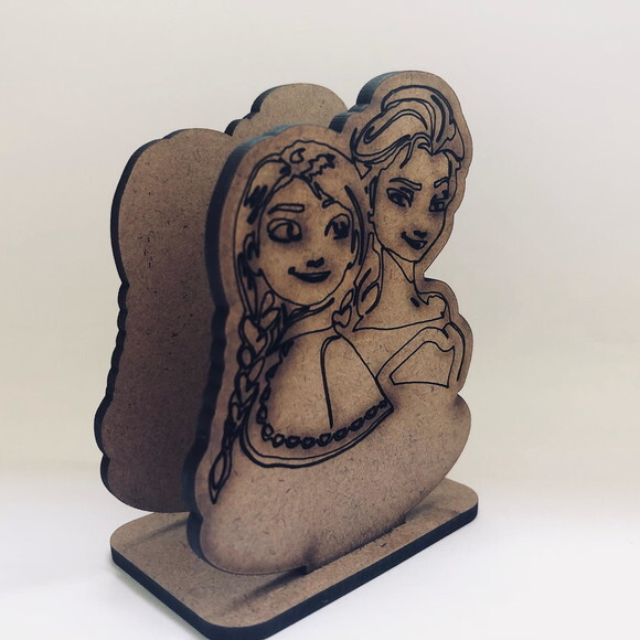 Porta guardanapo Frozen MDF