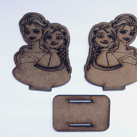 Porta guardanapo Frozen MDF