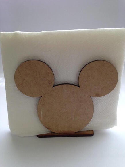 Porta guardanapo Mickey MDF