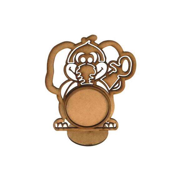 Porta Retrato Elefante em MDF crú
