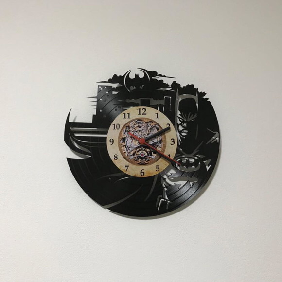 Relógio de parede de vinil