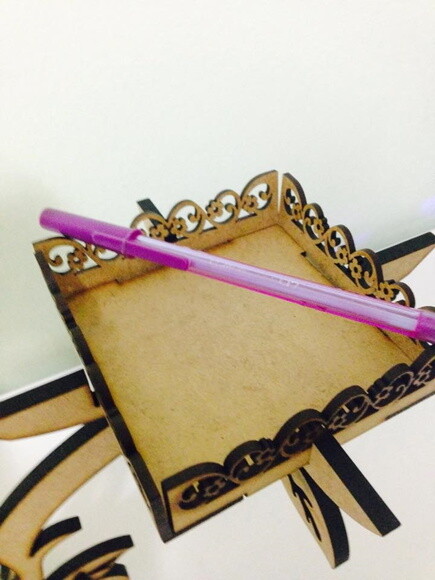 Trio mini bandejas provençal em MDF