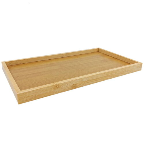 Bandeja Retangular Decorativa 30x17cm em Bambu Casita