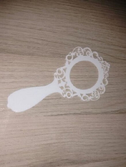 Base para espelho decorativo em Acrilico