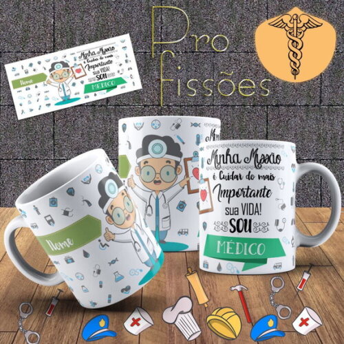 Caneca personalizada Médico