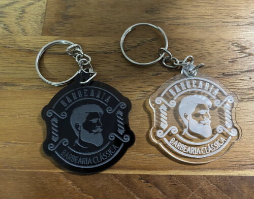 Chaveiro Barbearia Personalizado