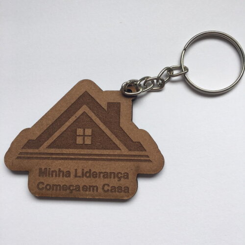 Chaveiro Brinde Casinha MDF