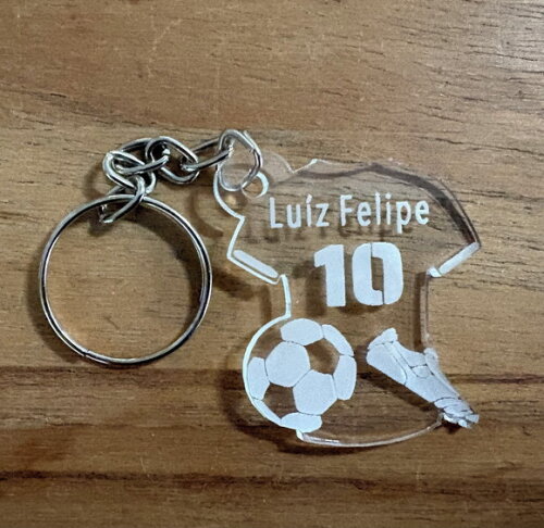 Chaveiro Camisa de Futebol Personalizado