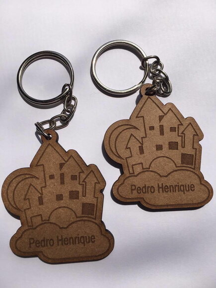 Chaveiro Castelinho mdf
