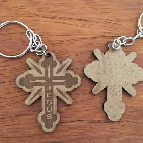 Chaveiro Crucifixo Decorado