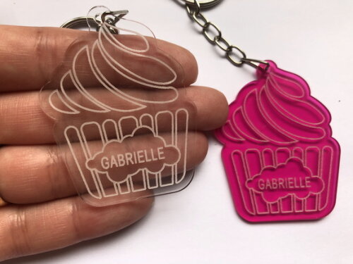 Chaveiro Cupcake Acrílico