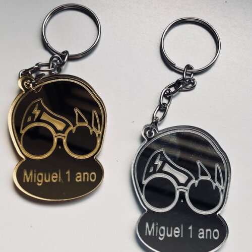 Chaveiro Harry Potter espelhado