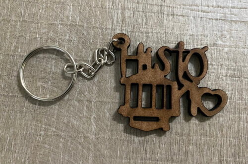 Chaveiro História em mdf