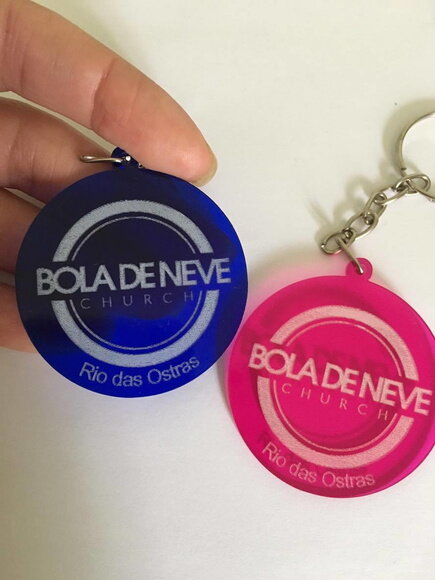 Chaveiro Igreja Bola de Neve