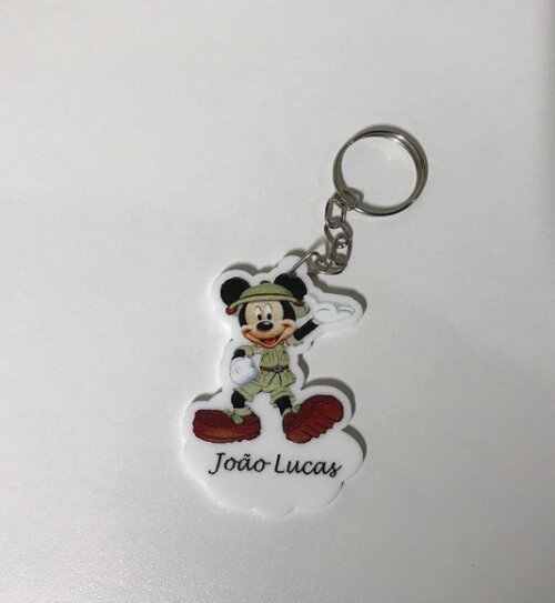 Chaveiro Mickey Safari impresso
