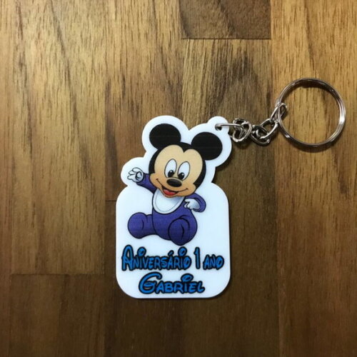 Chaveiro Mickey/ Minnie Baby 2 impresso