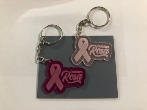 Chaveiro Outubro Rosa