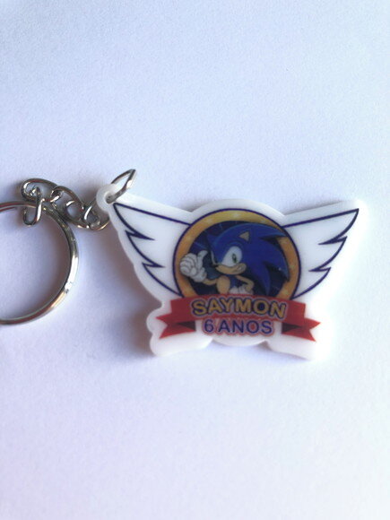 Chaveiro Sonic Impresso