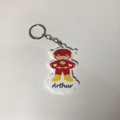 Chaveiro Super Heróis com Nome