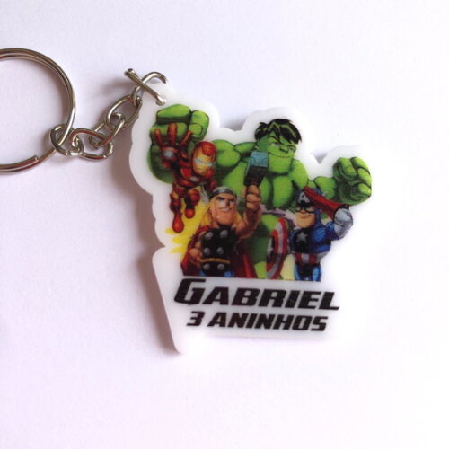 Chaveiro Vingadores impresso