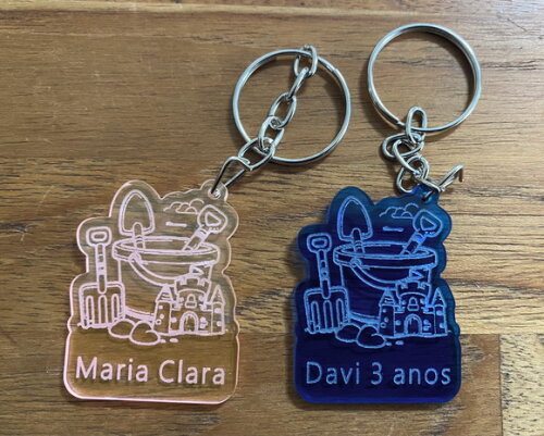 Chaveiros Praia Infantil