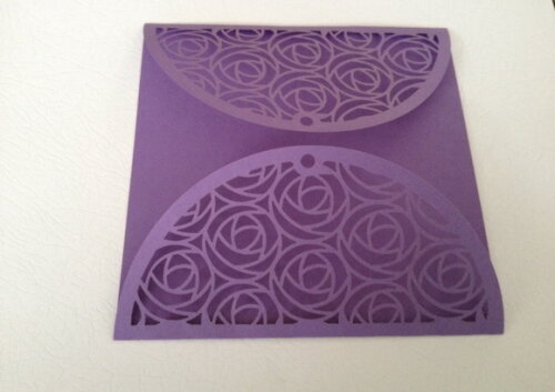Envelope rendado para convite
