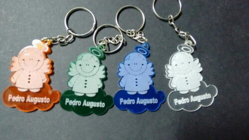 Kit chaveiro modelo Anjinho Acrílico