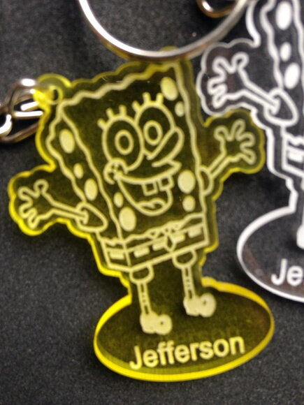 Kit Chaveiro Modelo Bob Esponja