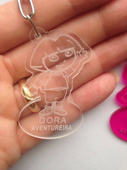 Kit chaveiro modelo Dora aventureira