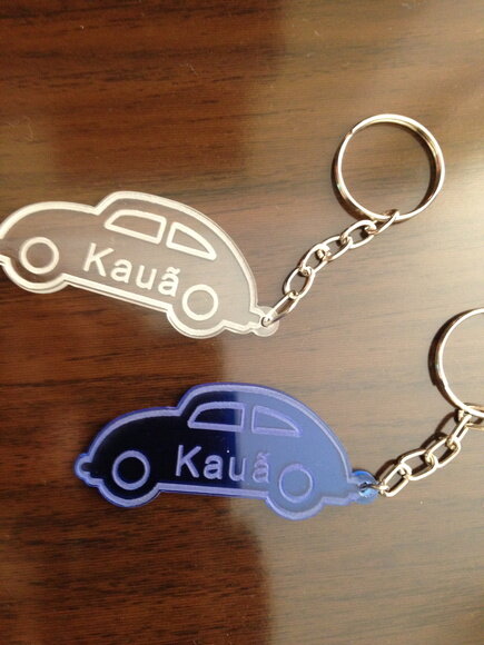 Kit Chaveiro Modelo Fusca Acrílico