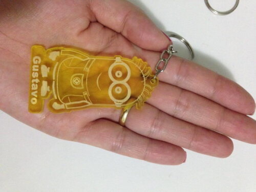 Kit Chaveiro Modelo Minions
