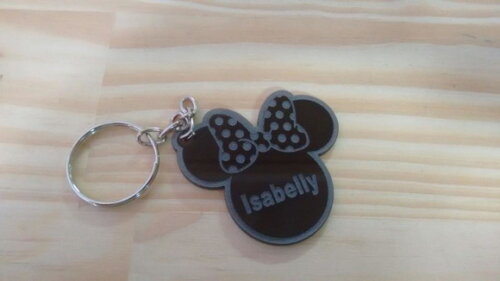 Kit Chaveiro Modelo Minnie Acrílico