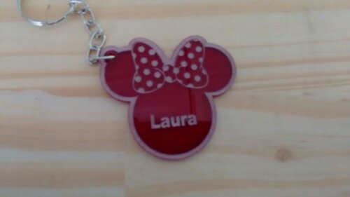 Kit Chaveiro Modelo Minnie Acrílico