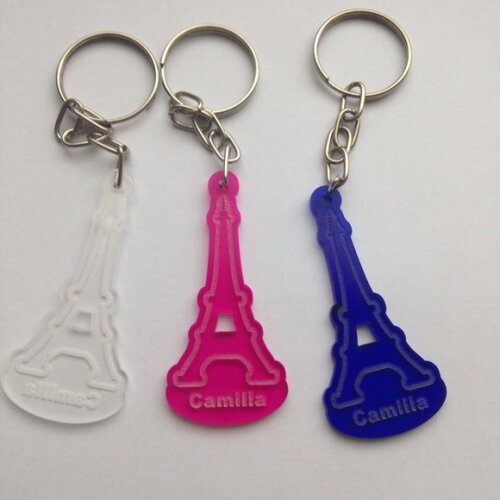Kit chaveiro Torre Eiffel