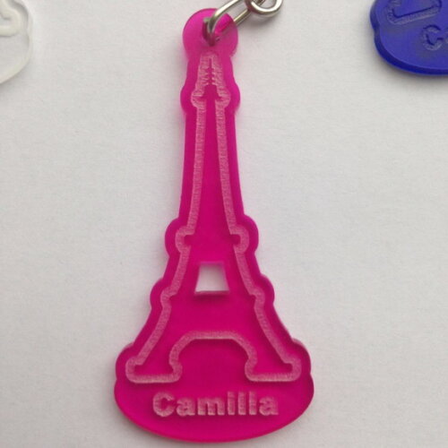 Kit chaveiro Torre Eiffel