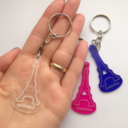 Kit chaveiro Torre Eiffel