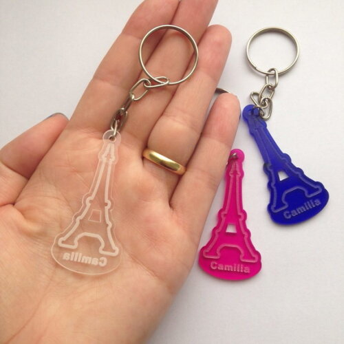 Kit chaveiro Torre Eiffel