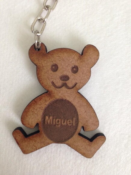 Kit chaveiro Ursinho MDF 2