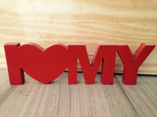 Kit decorativo I LOVE MY PET Mdf